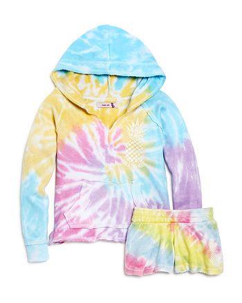 Play Six Girls Tie Dye Hoodie Shorts Little Kid Bloomingdale S