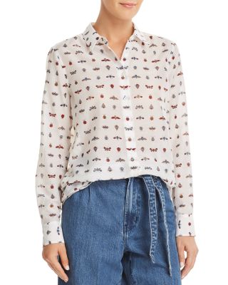 Equipment Essential Insect-Print Shirt | Bloomingdale's