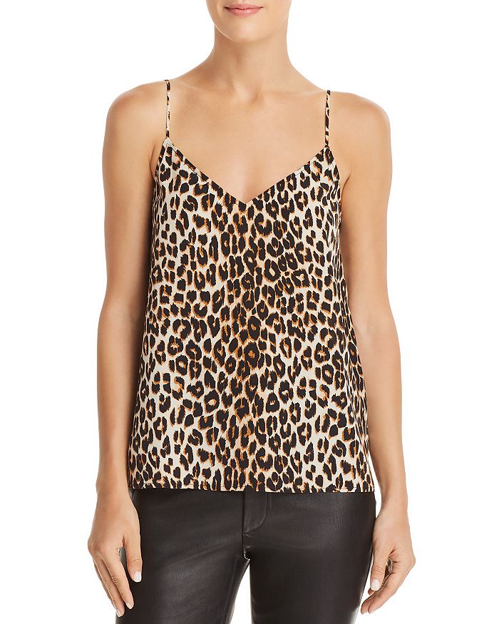 Shop Equipment Layla Printed Silk Camisole Top In Natural