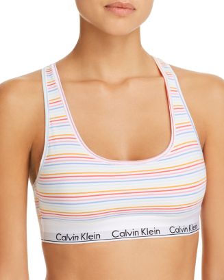 Calvin Klein Modern Cotton Pride Bralette Black