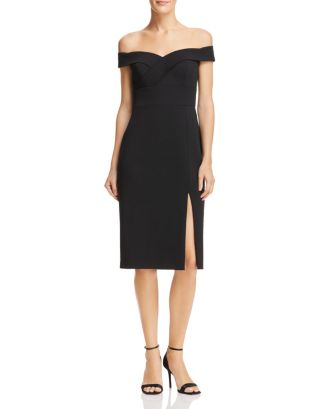 Aidan by Aidan Mattox Off-the-Shoulder Dress - 100% Exclusive ...