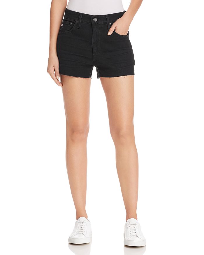 AG Bryn Denim Shorts in 1 Year Black Hawk Bloomingdale s