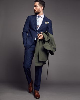 Jason Slim Fit Long Sleeve Cotton Dress Shirt