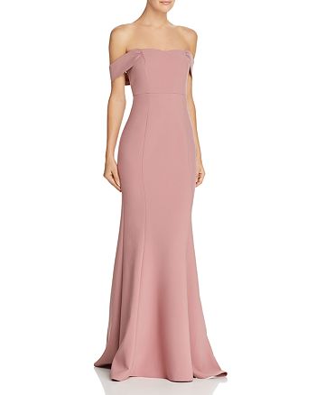 LIKELY - LIKELY Bartolli Off-the-Shoulder Mermaid Gown