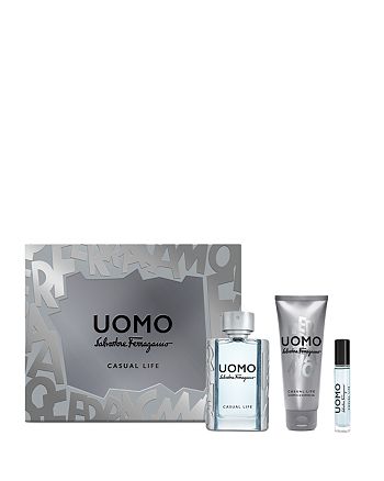 Salvatore Ferragamo Uomo Casual Life Eau De Toilette Gift Set