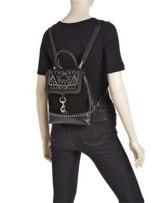 Rebecca Minkoff Bree Studded Suede & Leather Convertible  display picture 1