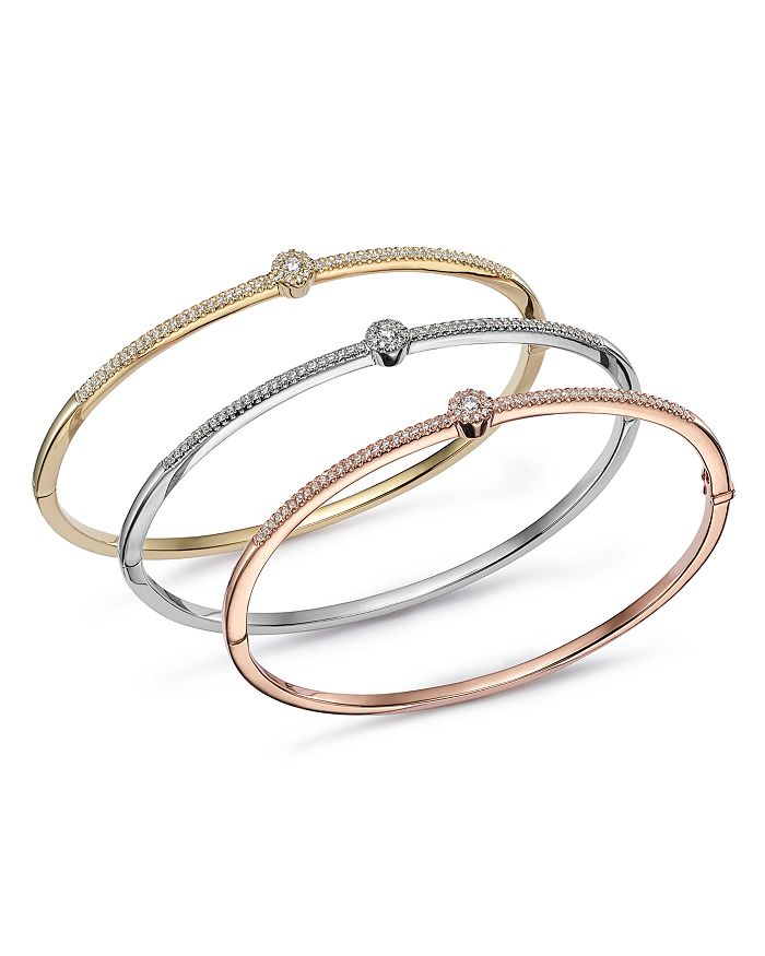 Bloomingdale's Diamond Single Station Bangle in 14K Gold, 0.33 ct. t.w