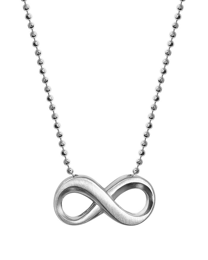 Alex Woo Silver Faith Infinity Necklace, 16