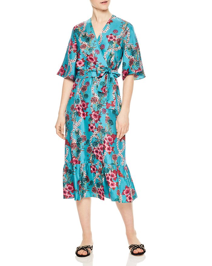 Sandro clearance wrap dress