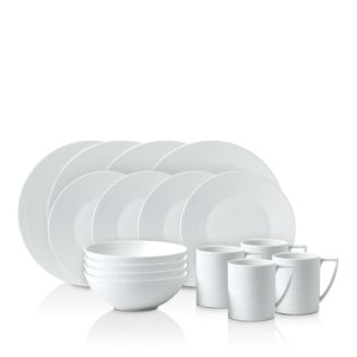  Jasper Conran 食器セット Wedgwood Jasper Conran Strata 16-Piece Set | Bloomingdale's Home