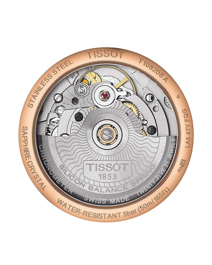 Shop Tissot Ballade Watch, 32mm In White/rose Gold