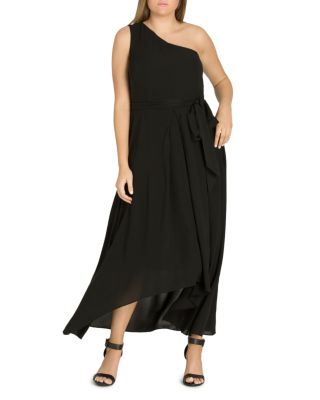 city chic one shoulder dress