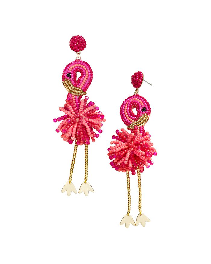 Baublebar flamingo shop earrings