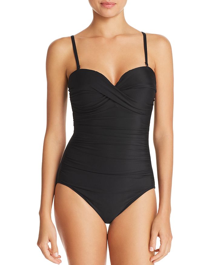 Miraclesuit Rock Solid Madrid One Piece Swimsuit In Black