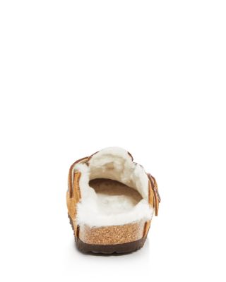 Women's Boston Shearling Clogs