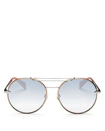Rag Bone Women S Brow Bar Round Sunglasses 59mm Bloomingdale S