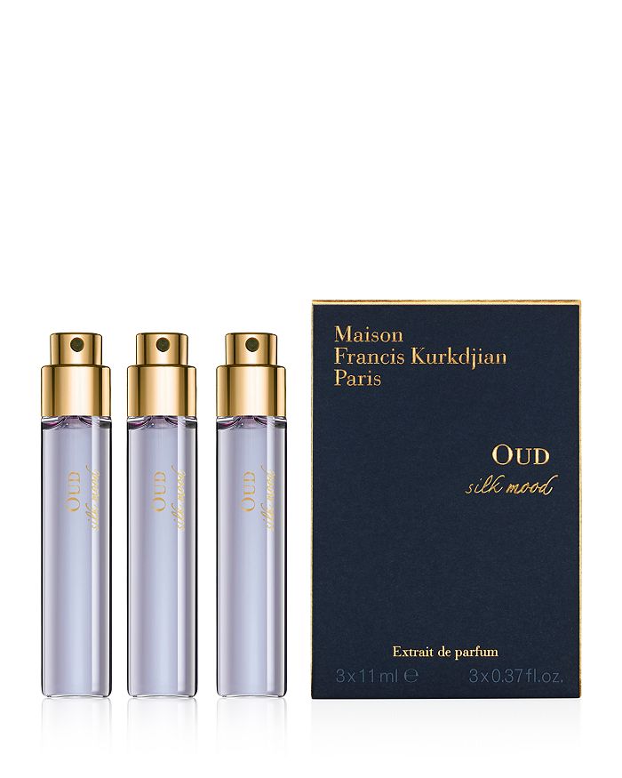 Shop Maison Francis Kurkdjian Oud Silk Mood Travel Spray Refill Set
