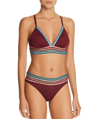 solid and striped swim