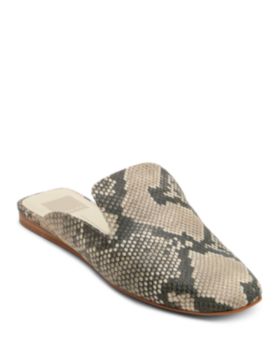 dolce vita snakeskin mules