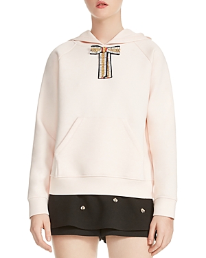MAJE TANINA RHINESTONE-EMBELLISHED HOODIE,E18TANINA