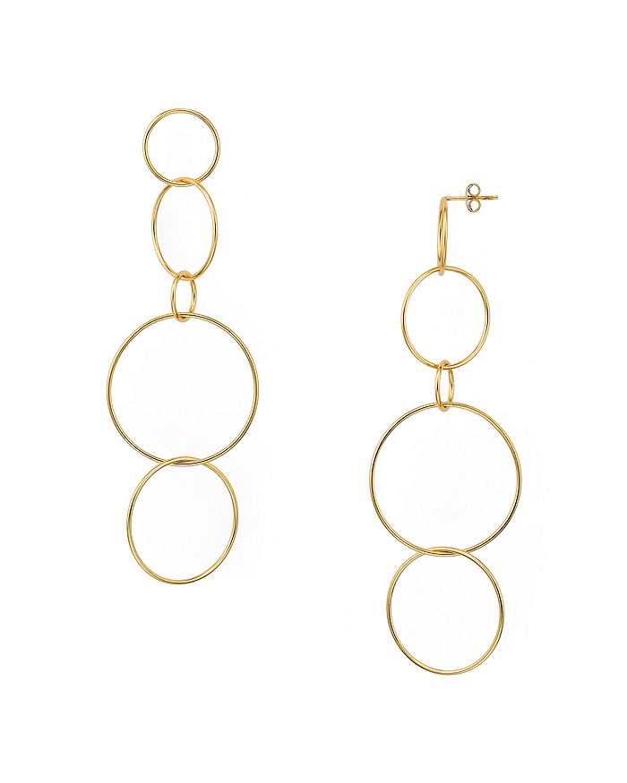 Argento Vivo Multi-loop Drop Earrings In Gold