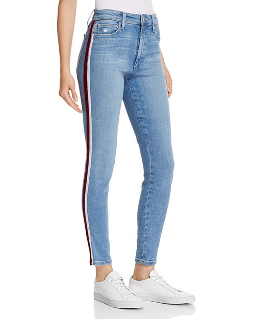 Joe's Jeans - Charlie Race Stripe Ankle Skinny Jeans in Ariella