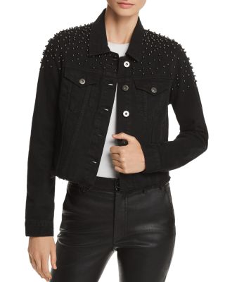 beaded cropped jacket