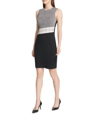 calvin klein block dress