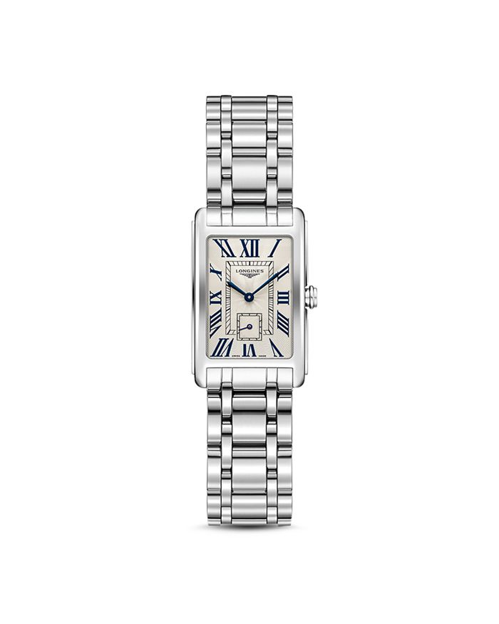 Shop Longines Dolcevita Watch, 20.5mm X 32mm In Silver