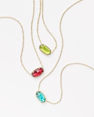 Elisa Birthstone Necklace, 15"