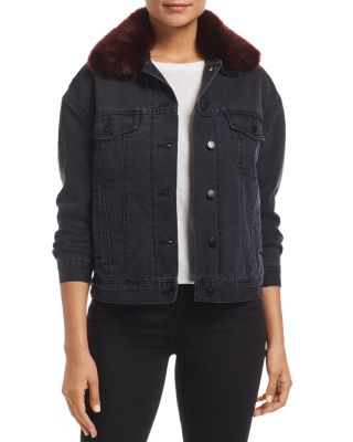 velvet heart denim jacket