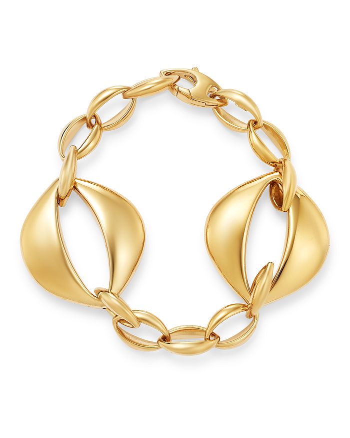 Bloomingdale's Oval Interlock Bracelet In 14k Yellow Gold - 100% Exclusive