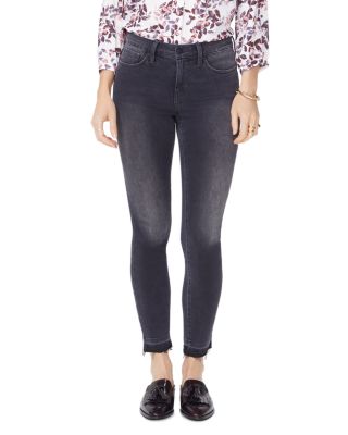petite ami tummy-control released-hem skinny jeans in olympic