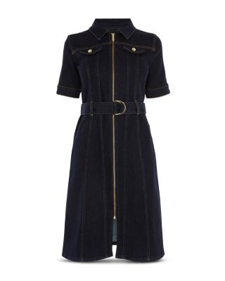 karen millen denim dress Maxi Denim Dress for Tall Women in Rinse Wash S / Tall / Rinse Wash main image 0