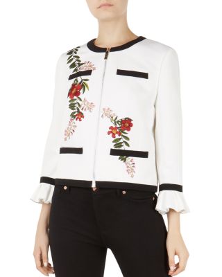 ted baker embroidered jacket