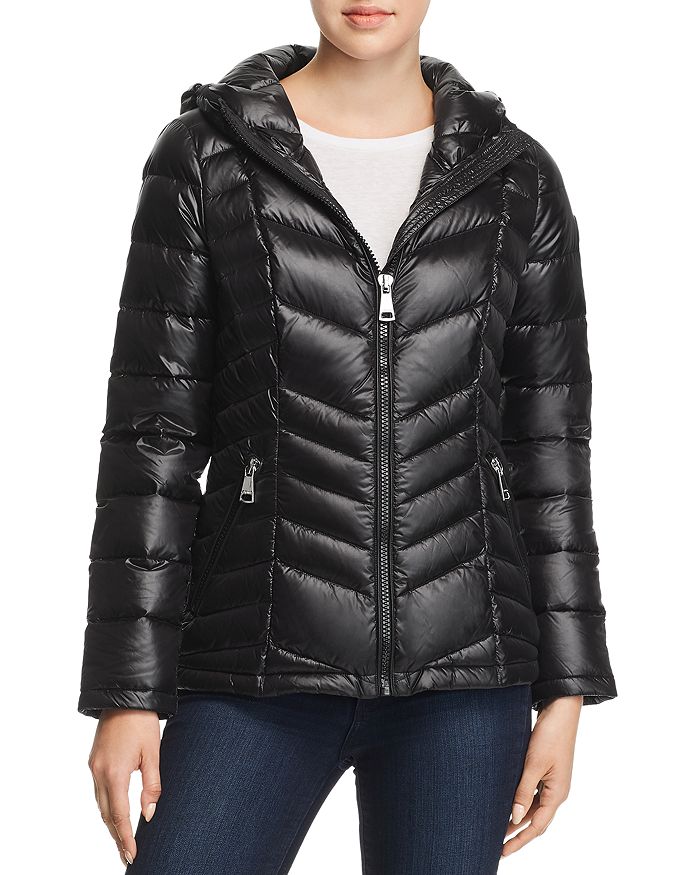 Calvin Klein Packable Short Down Coat In Black | ModeSens