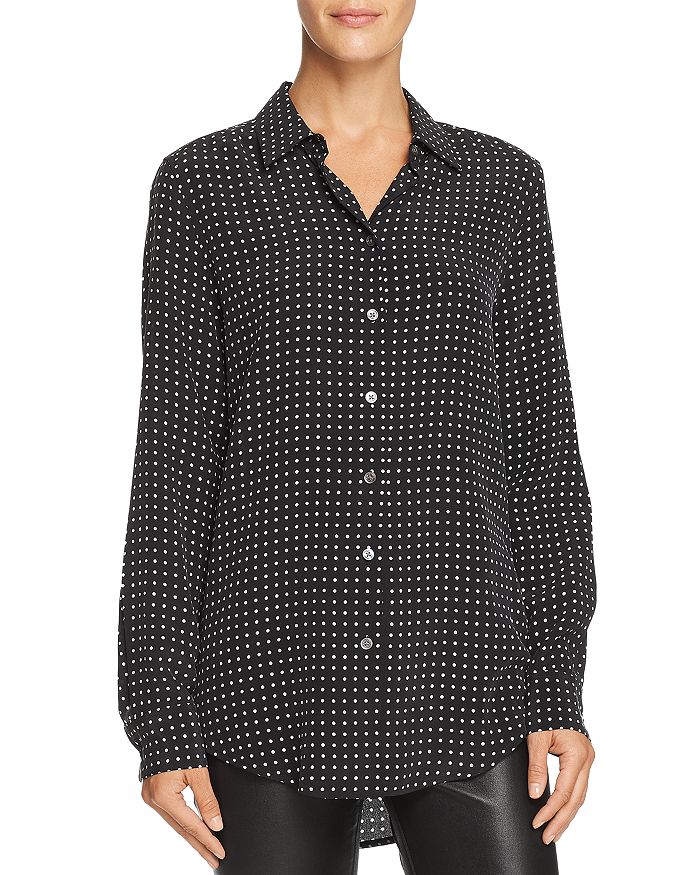 Equipment Essential Dotted Silk Shirt | Bloomingdale's