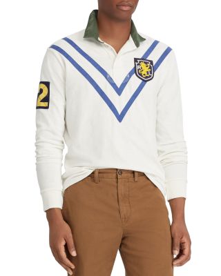 polo ralph lauren patchwork rugby hoodie