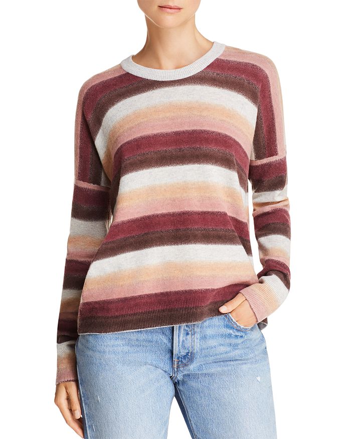 ATM Anthony Thomas Melillo Wool Cashmere Striped Sweater Bloomingdale s