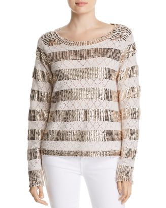 Kobi Halperin Melita knit hotsell sequin sweater