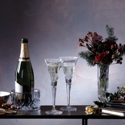 Lismore Toasting Flutes, Set of 2