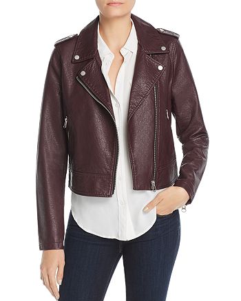 Bagatelle Faux-Leather Moto Jacket | Bloomingdale's