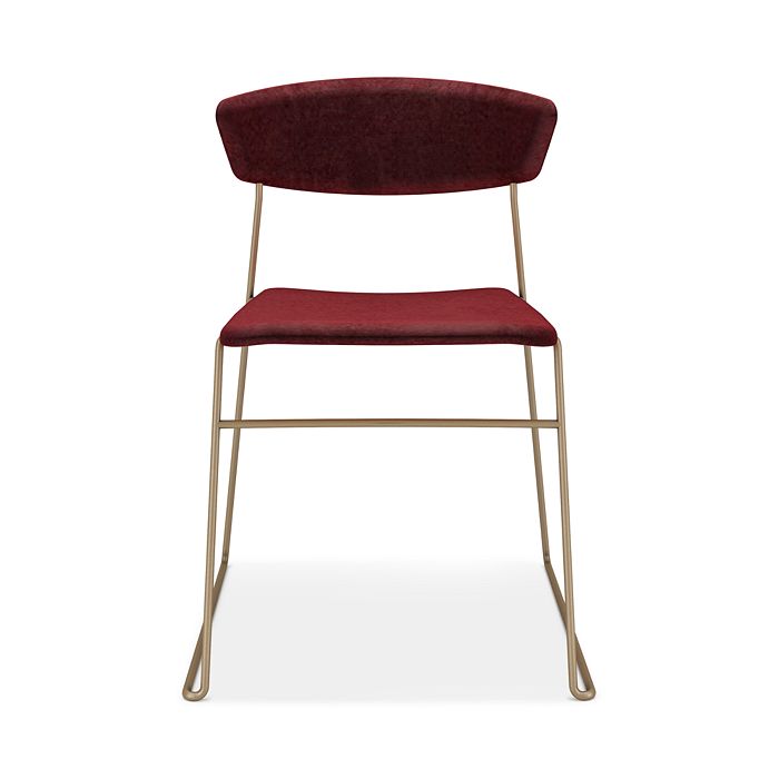 Huppe Wolfgang Dining Chair In Burgundy