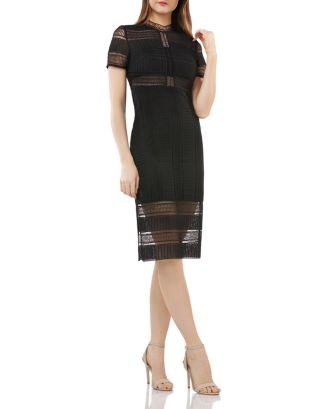 js collections illusion lace gown