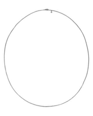 John Hardy Sterling Silver Classic Chain Box Chain Necklace, 24