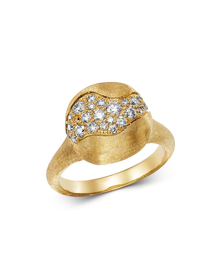 MARCO BICEGO 18K YELLOW GOLD AFRICA CONSTELLATION PAVE DIAMOND RING,AB592-B-Y
