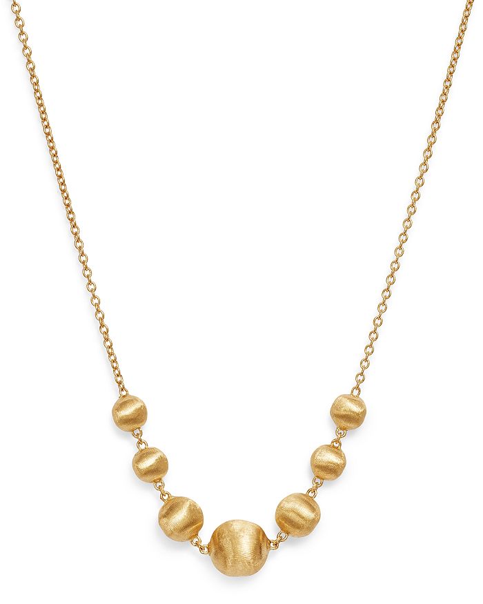 MARCO BICEGO 18K YELLOW GOLD AFRICA NECKLACE, 16.5,CB2328-Y