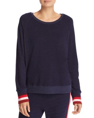 sundry striped sweatshirt