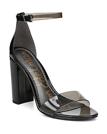 Sam Edelman - Women's Yaro Sheer Ankle Strap High-Heel Sandals