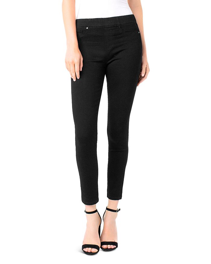 LIVERPOOL LIVERPOOL CHLOE LEGGING ANKLE JEANS IN BLACK RINSE,LM2208RX